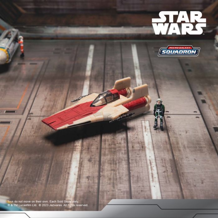 Ігрова колекційна фігурка Star Wars Small Vehicle Транспорт та фігурка A-Wing 7.5см
