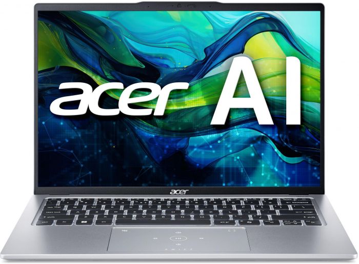 Ноутбук Acer Swift Go 14 SFG14-73 14" 2.8K OLED, Intel U7-155H, 32GB, F1TB, UMA, Win11, сріблястий