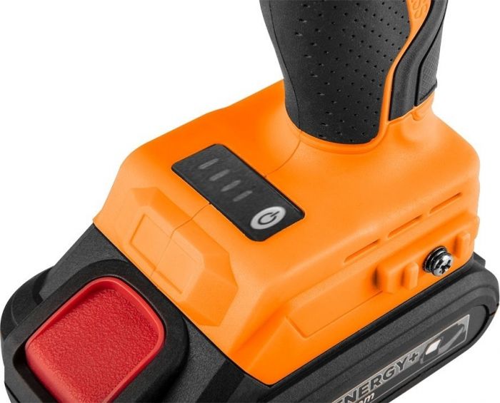 Гайковерт ударний Neo Tools Energy+ 18В безщітковий 3600об·хв 300Нм 1/4" 4 швидкості 0.85кг без АКБ та ЗП