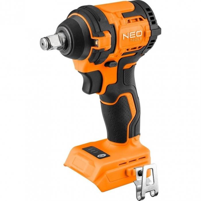 Гайковерт ударний Neo Tools Energy+ 18В безщітковий 2500об·хв 350Нм 1/2" 3 швидкості 1.1кг без АКБ та ЗП