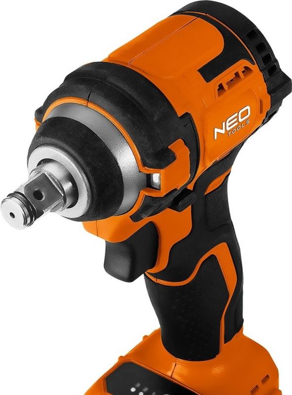 Гайковерт ударний Neo Tools Energy+ 18В безщітковий 2500об·хв 350Нм 1/2" 3 швидкості 1.1кг без АКБ та ЗП