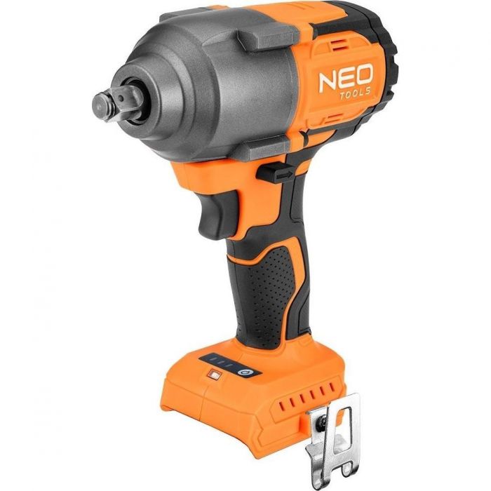 Гайковерт ударний Neo Tools Energy+ 18В безщітковий 2400об·хв 850Нм 1/2" 3 швидкості 1.8кг без АКБ та ЗП