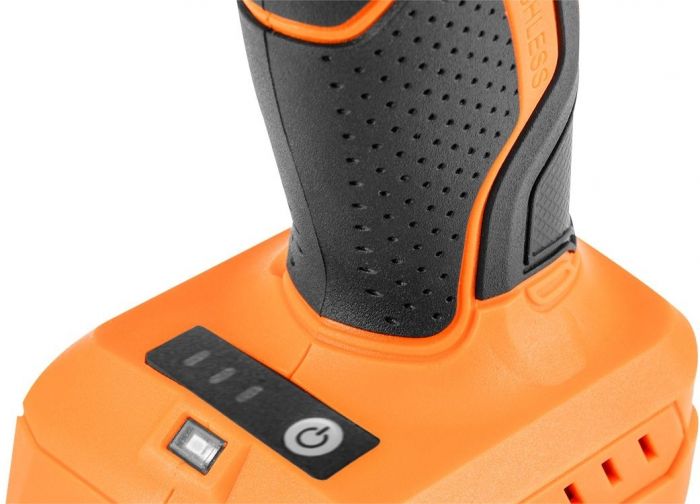 Гайковерт ударний Neo Tools Energy+ 18В безщітковий 2400об·хв 850Нм 1/2" 3 швидкості 1.8кг без АКБ та ЗП