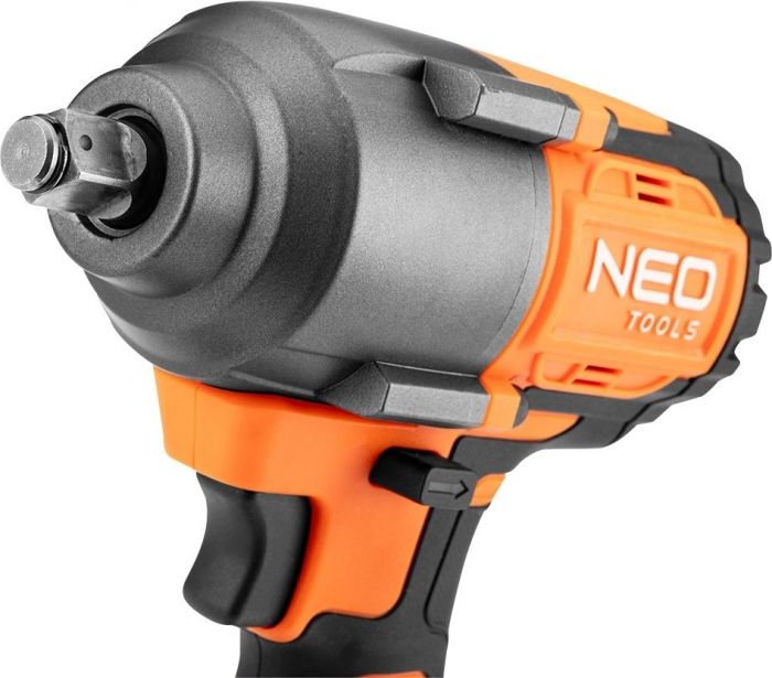 Гайковерт ударний Neo Tools Energy+ 18В безщітковий 2400об·хв 850Нм 1/2" 3 швидкості 1.8кг без АКБ та ЗП