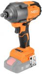 Гайковерт ударний Neo Tools Energy+ 18В безщітковий 2400об·хв 850Нм 1/2" 3 швидкості 1.8кг без АКБ та ЗП