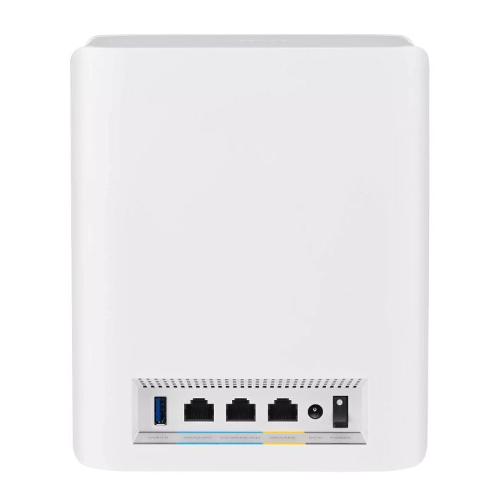 Система WiFi-Mesh ASUS ZenWiFi BT10 BE25000, 1x10GE LAN, 1xGE WAN/LAN, 1x10GE LAN, 1xUSB 3.0, 1мод, білий