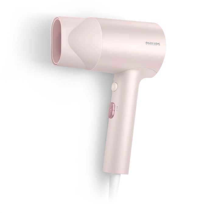 Фен Philips 3000 Series, 1600Вт, 2 режими, іонізація, рожевий