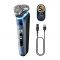 Бритва електр. Philips Series i9000 Prestige SkinIQ,  бритв.головок-3, Li-Ion, сух.+волог., індикатор заряду, твердий чохол, синій