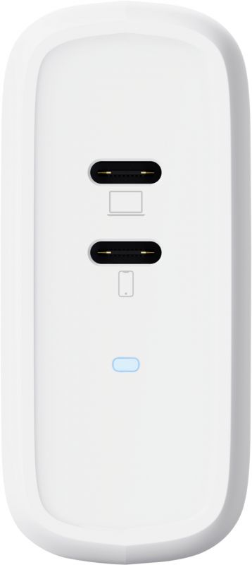 Зарядний пристрій мережевий Trust Maxo 65Вт, 2xUSB-C PD, білий