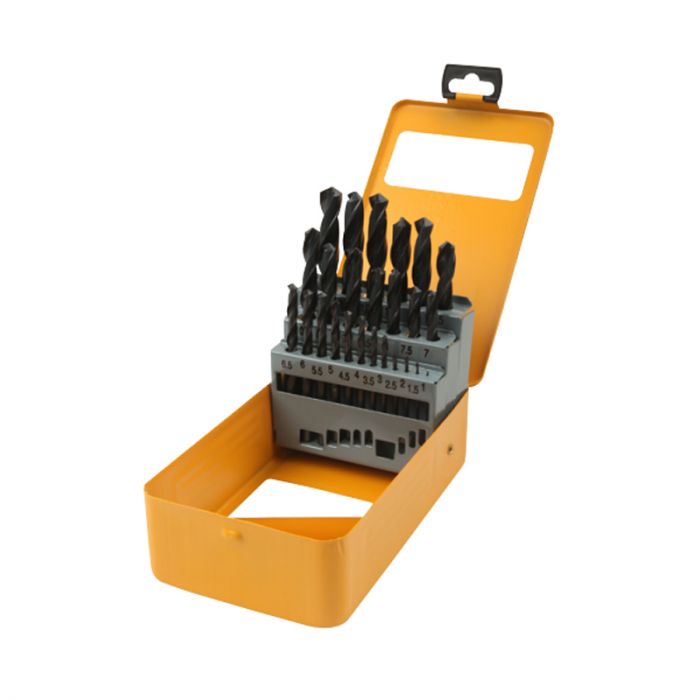 Набір свердел по металу Tolsen HSS, 1-13мм, кейс, 25шт
