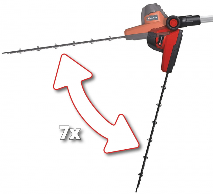 Кущоріз телескопічний акумуляторний Einhell GC-HH 18/45 Li T - Solo PX, 18В 450м, 3.5кг(без АКБ та ЗП)