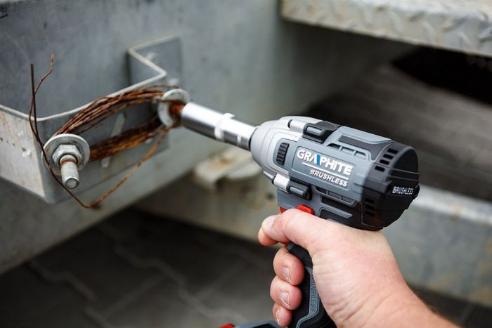 Гайковерт ударний GRAPHITE Energy+ 18В безщітковий 2600об·хв 330Нм 1/2" 0.9кг без АКБ та ЗП