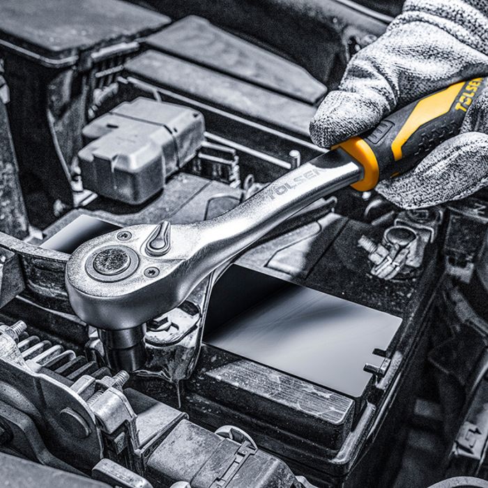 Набір інструментів Tolsen, 216шт, 1/2", 1/4", 3/8", комбіновані ключі, торцевы головки, біти,CrV, кейс