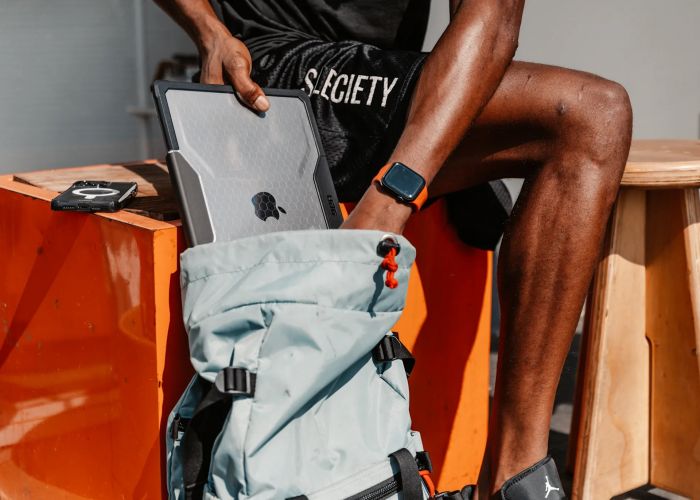 Чохол UAG для MacBook Air 15"(2023-2024), Plyo, Ice/Black