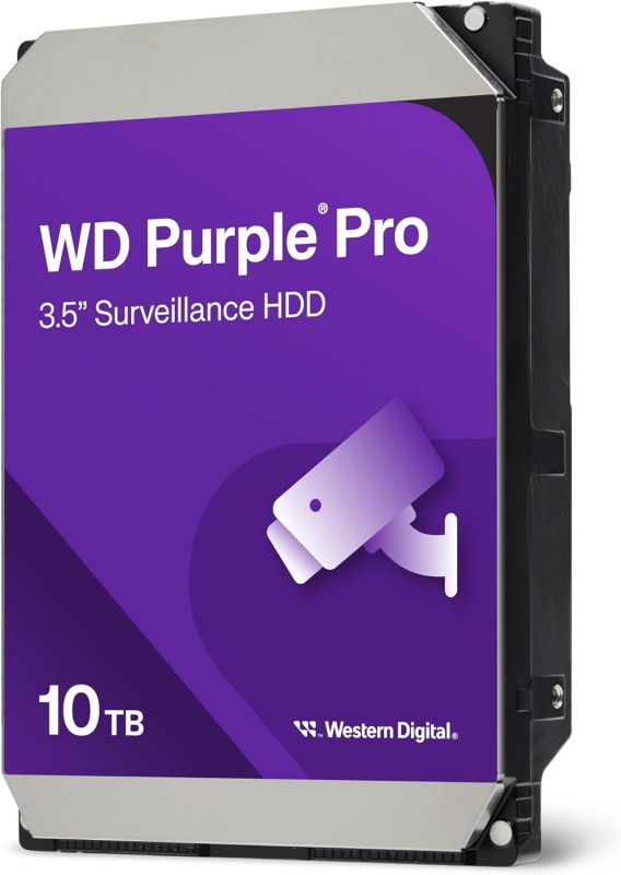 Жорсткий диск WD 10TB 3.5" 7200 512MB SATA Purple Pro Surveillance