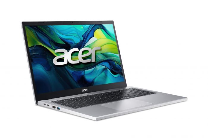 Ноутбук Acer Aspire Go AG15-21P 15.6" FHD IPS, AMD R3-7320U, 16GB, F512GB, UMA, Lin, сріблястий