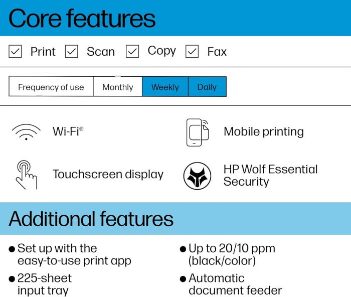 Багатофункціональний пристрій A4 HP OfficeJet Pro 8123 з Wi-Fi