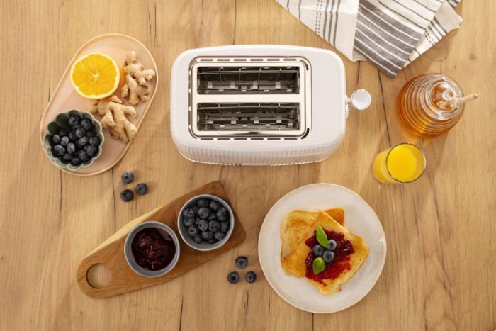 Тостер Gorenje, 850Вт, пластик/метал, білий