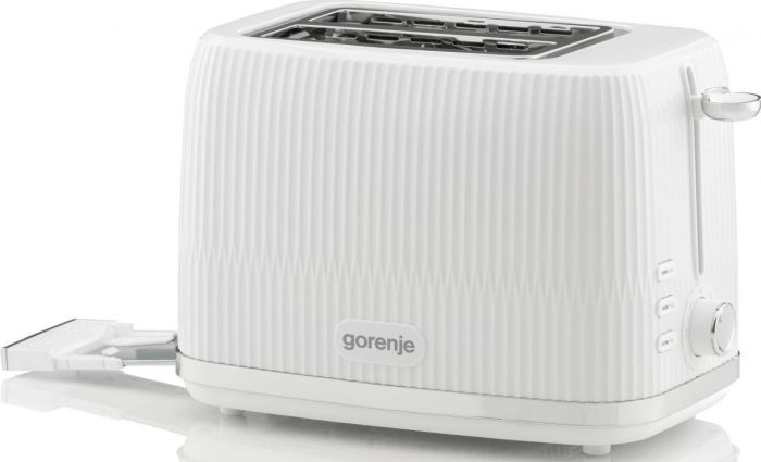 Тостер Gorenje, 850Вт, пластик/метал, білий
