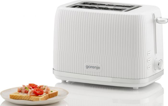 Тостер Gorenje, 850Вт, пластик/метал, білий