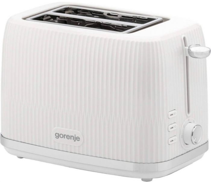 Тостер Gorenje, 850Вт, пластик/метал, білий