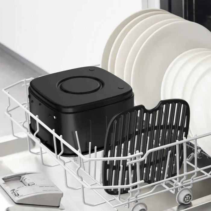 Мультипіч Tefal Easy Fry Silence, 1670Вт, чаша-5л, сенсорне керув., 10 програм, пластик, чорний