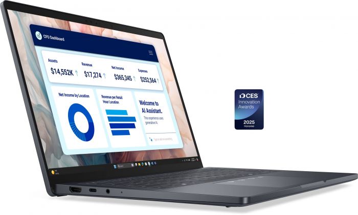 Ноутбук Dell Pro 14 14" FHD+ AG, Intel U7 268V, 32GB, F512GB, UMA, Win11P, чорний