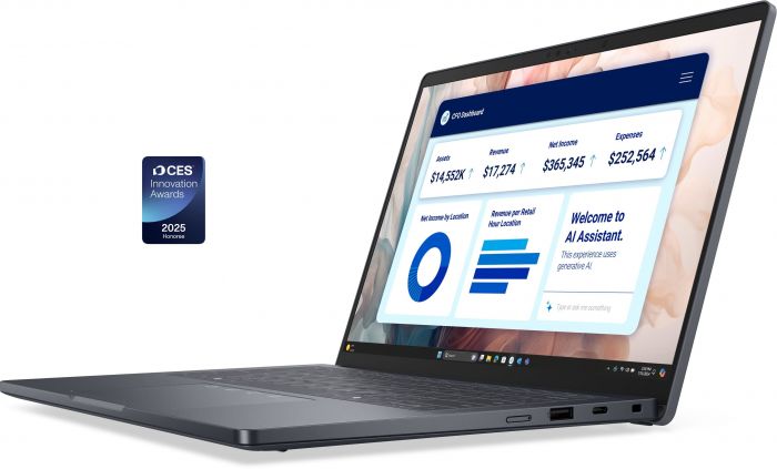 Ноутбук Dell Pro 14 14" FHD+ AG, Intel U7 268V, 32GB, F512GB, UMA, Win11P, чорний