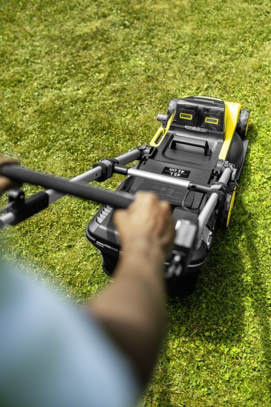 Газонокосарка акумуляторна Karcher LMO 5-18 Dual 18В 41см 25-70мм (без АКБ та ЗП)
