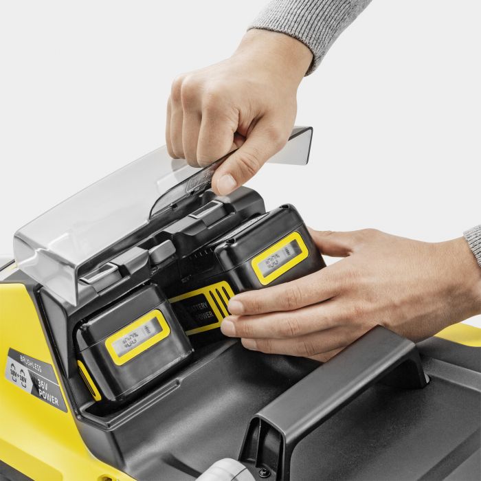 Газонокосарка акумуляторна Karcher LMO 5-18 Dual 18В 41см 25-70мм (без АКБ та ЗП)