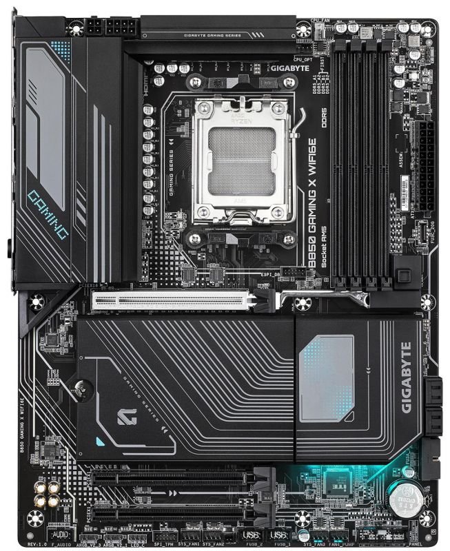 Материнська плата GIGABYTE B850 GAMING X WIFI6E sAM5 B850 4xDDR5 M.2 Wi-Fi BT HDMI DP ATX