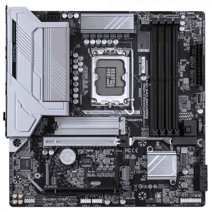 Материнська плата GIGABYTE B860M GAMING X WIFI6E s1851 B860 4xDDR5 M.2 Wi-Fi BT HDMI DP Type-C mATX