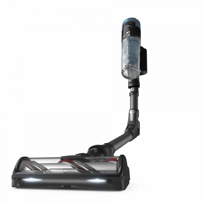 Пилосос Rowenta безпровідний X-Force Flex 14.80 Animal Aqua, 240Вт, вологе прибирання, конт пил -0.65л, автон. робота до 90хв, HEF system 99,9%, чорно-синій
