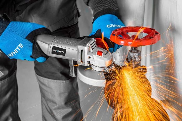 Шліфмашина кутова GRAPHITE 125мм 1100Вт 11000об·хв 2.7кг