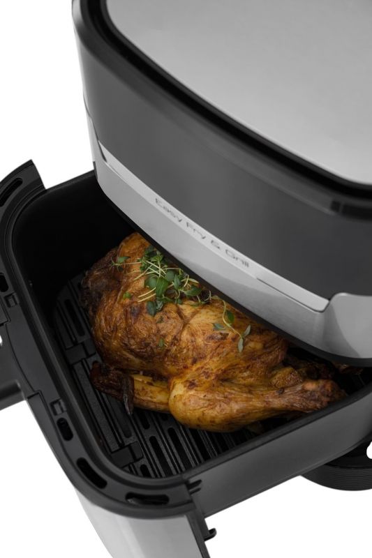 Мультипіч OBH Nordica EasyFry&Grill, 1550Вт, чаша-4.2л, сенсорне керув., від 40°C до 200°C, пластик, чорно-сірий