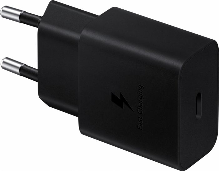 Зарядний пристрій мережевий Samsung 15Вт USB-С, чорний