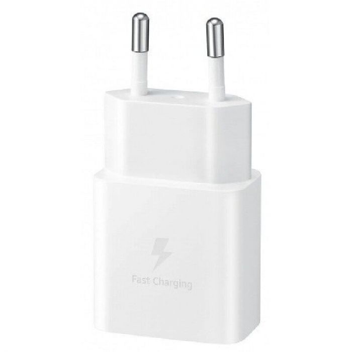 Зарядний пристрій мережевий Samsung 15Вт USB-С, білий
