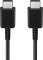 Зарядний пристрій мережевий Samsung 15Вт USB-С, кабель USB-C > USB-C, 1м, чорний