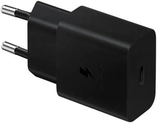 Зарядний пристрій мережевий Samsung 15Вт USB-С, кабель USB-C > USB-C, 1м, чорний