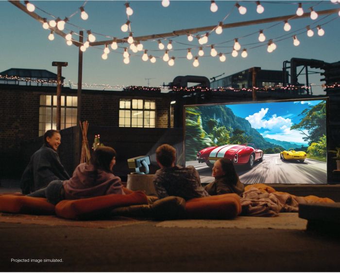 Проєктор Epson EF-22B FHD, 1000 lm, LASER, 1, Google TV, black