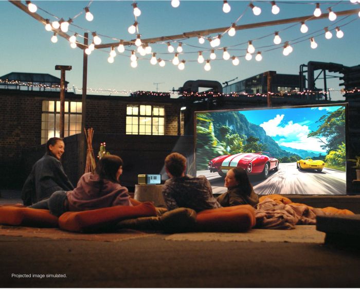 Проєктор Epson EF-21R FHD, 1000 lm, LASER, 1, Google TV, Quartz Rose