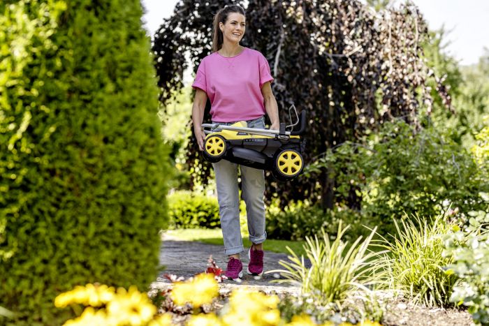 Газонокосарка акумуляторна Karcher LMO 3-18 Battery 18В 34см 25-60мм (без АКБ та ЗП)
