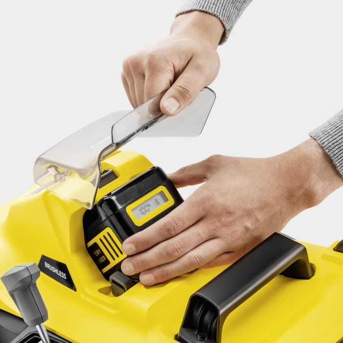 Газонокосарка акумуляторна Karcher LMO 3-18 Battery 18В 34см 25-60мм (без АКБ та ЗП)