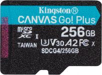 Карта пам'яті Kingston microSD  256GB C10 UHS-I U3 A2 V30 R200/W160MB/s