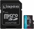 Карта пам'яті Kingston microSD   64GB C10 UHS-I U3 A2 V30 R200MB/s + SD