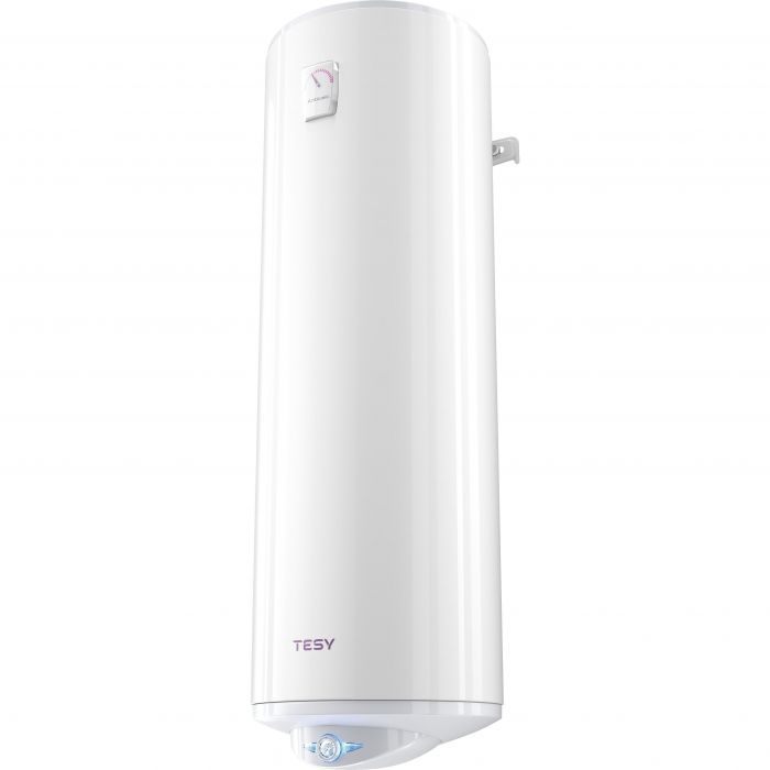 Водонагрівач електр. TESY Anticalc Slim круглий слім GCV 803824D B14 TBRC, 80л, 2,4кВт, сухий тен, мех. кер-ння, C білий