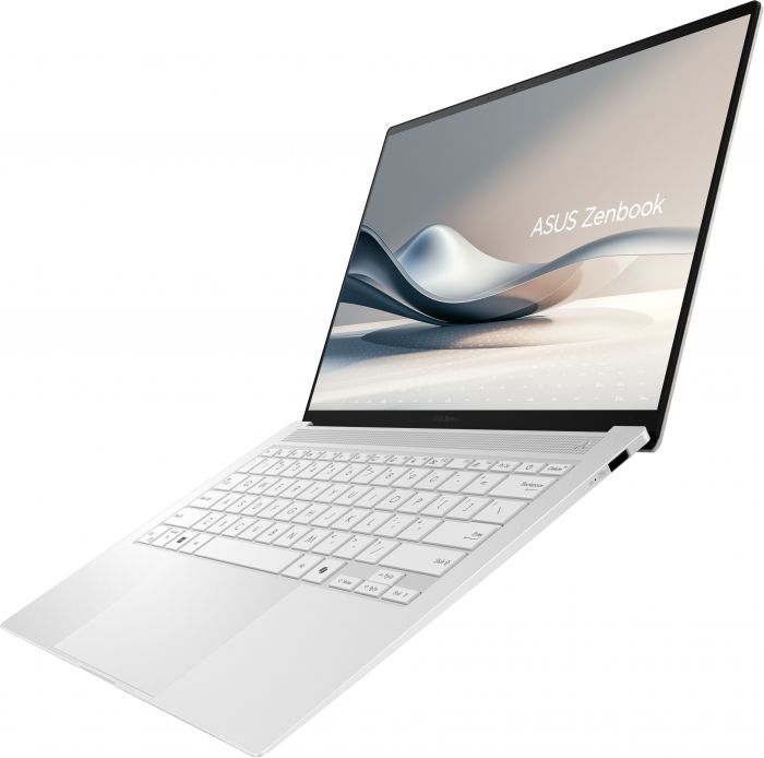 Ноутбук ASUS Zenbook S 14 UX5406SA-PV037W 14" 3K OLED, Intel Ultra 5 226V, 16GB, F512GB, UMA, Win11, Білий