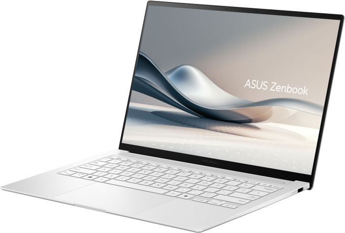Ноутбук ASUS Zenbook S 14 UX5406SA-PV037W 14" 3K OLED, Intel Ultra 5 226V, 16GB, F512GB, UMA, Win11, Білий