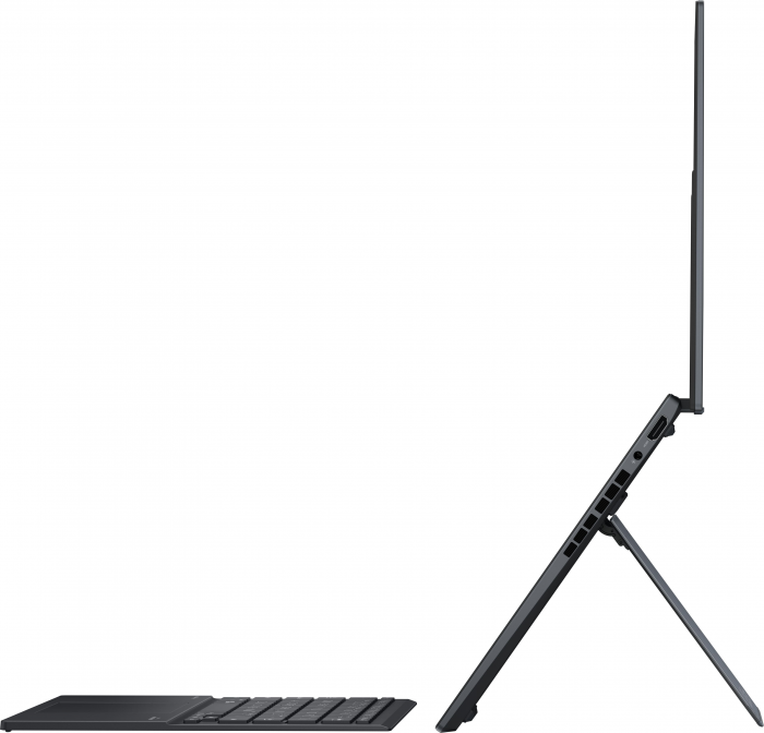 Ноутбук ASUS Zenbook DUO UX8406CA-QL214X 14" FHD OLED, Intel Ultra 7 255H, 32GB, F2TB, UMA, Win11P, Сірий