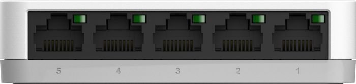 Комутатор D-Link GO-SW-5G 5xGE, Некерований